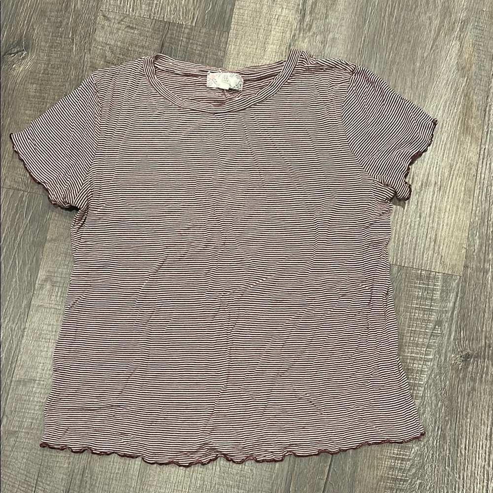 Striped Women's Top - Purple